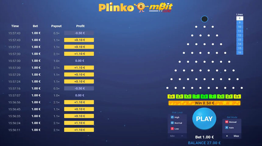 Game online plinko.